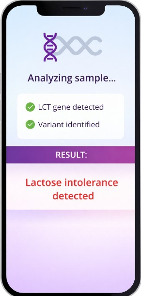 This the lactose intolerance genetic test